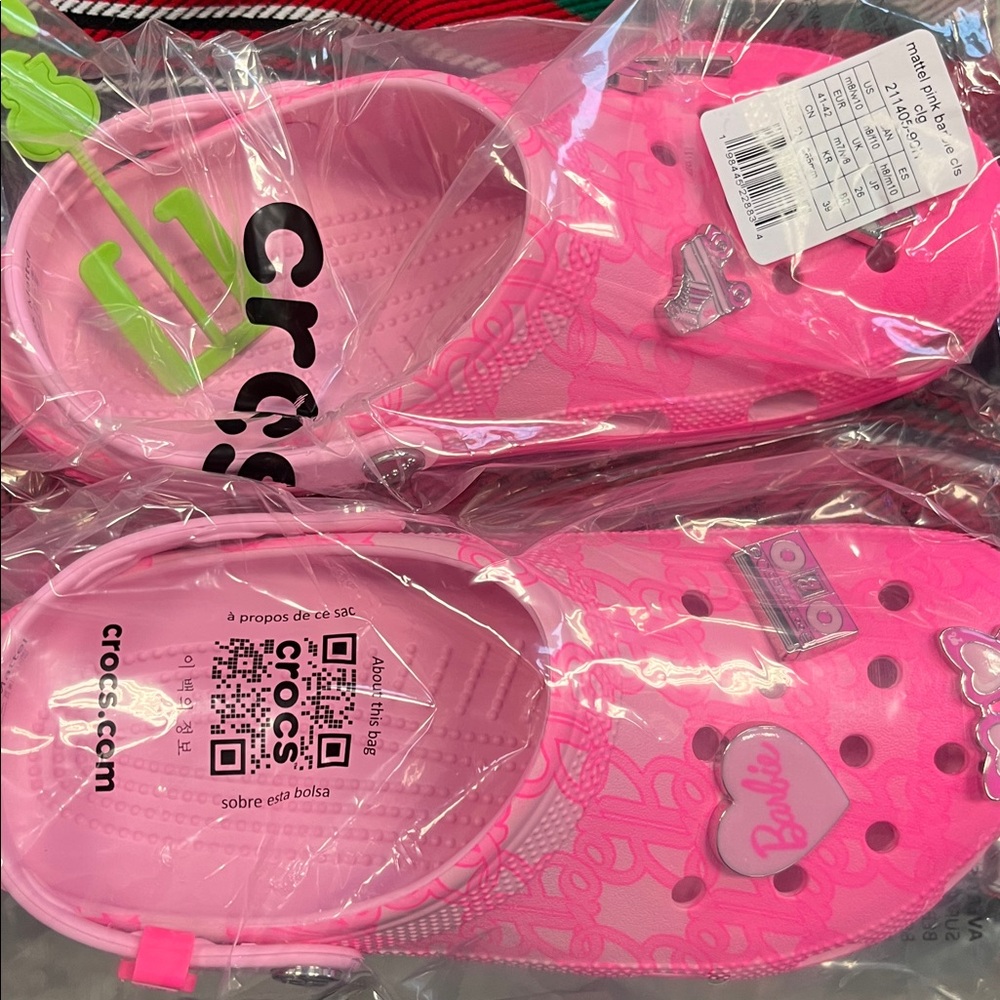 Crocs Unisex Adult Barbie Classic Clogs - Picture 5 of 5